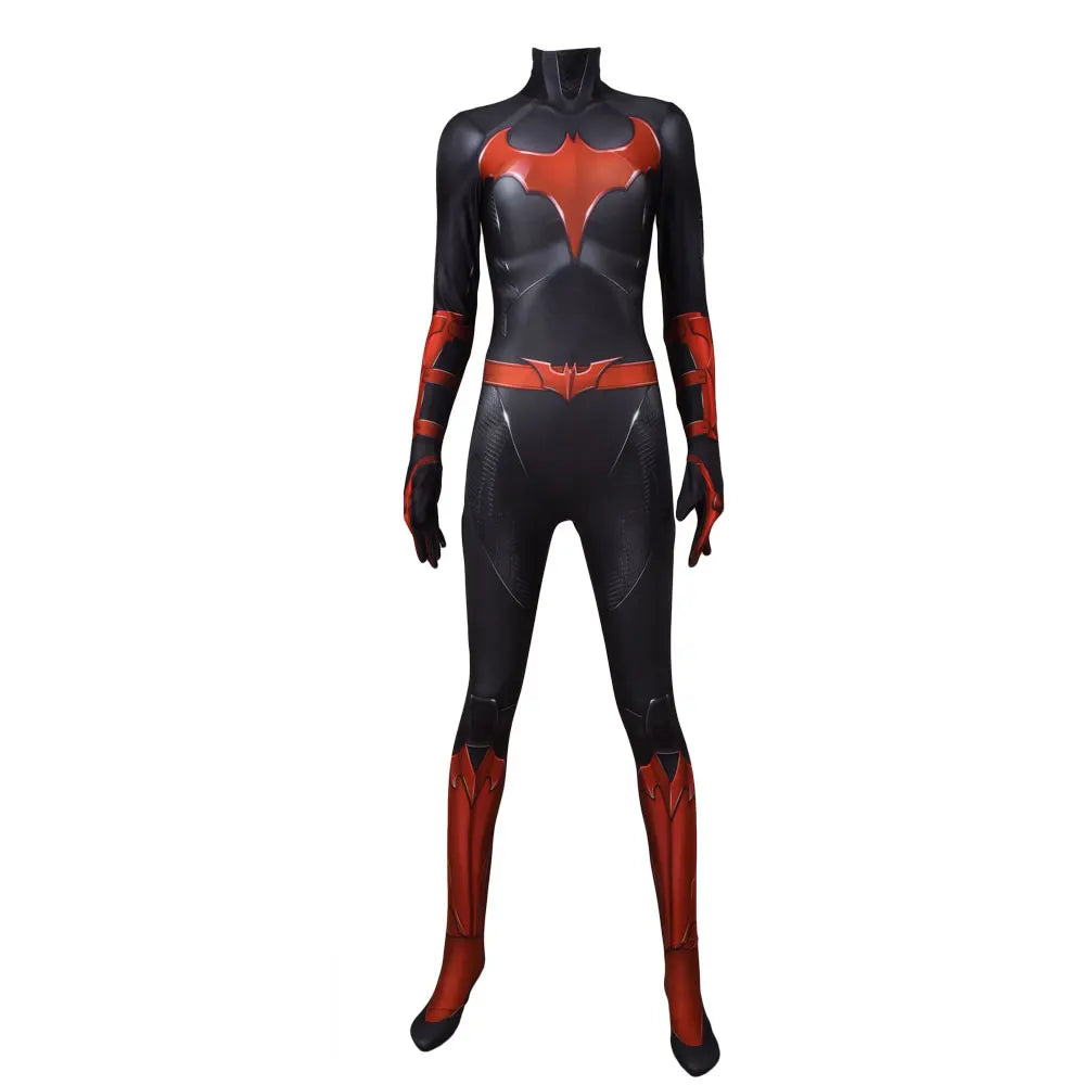 Female Batgirl Cosplay Costume – Women’s Superhero Zentai Bodysuit for Halloween & Party Jumpsuit