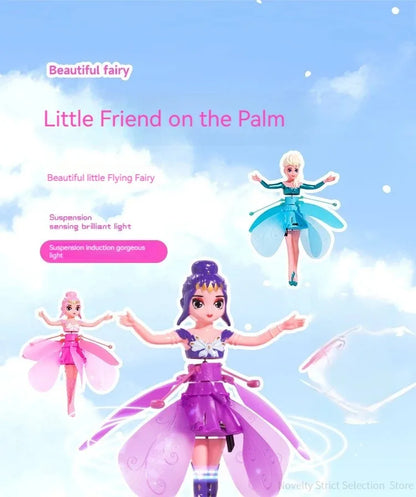 Rotating Luminous Helicopter Doll Toy — Gesture Control Flying Dancing Plane for Kids