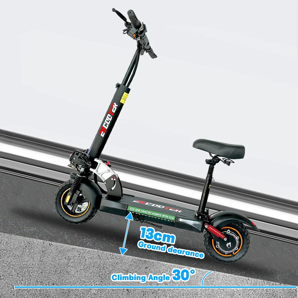 Adult Electric Scooter 48V 800W — EU/USA Warehouse, 13Ah-16Ah, Lightweight Long-Range 35-55km Kick Scooter