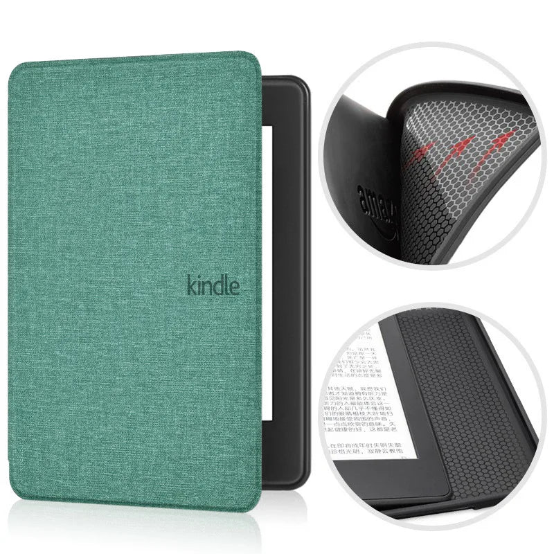Soft TPU Case for Kindle Paperwhite - Compatible with 2016-2022 Models (1st-11th Gen), 6" & 6.8" - Protective Pouch Cover Funda