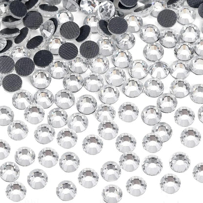 Bobohoo HotFix Crystal Rhinestones SS6-SS30 – Glitter Iron-On Strass Gems for Clothing, Dresses & DIY Crafts