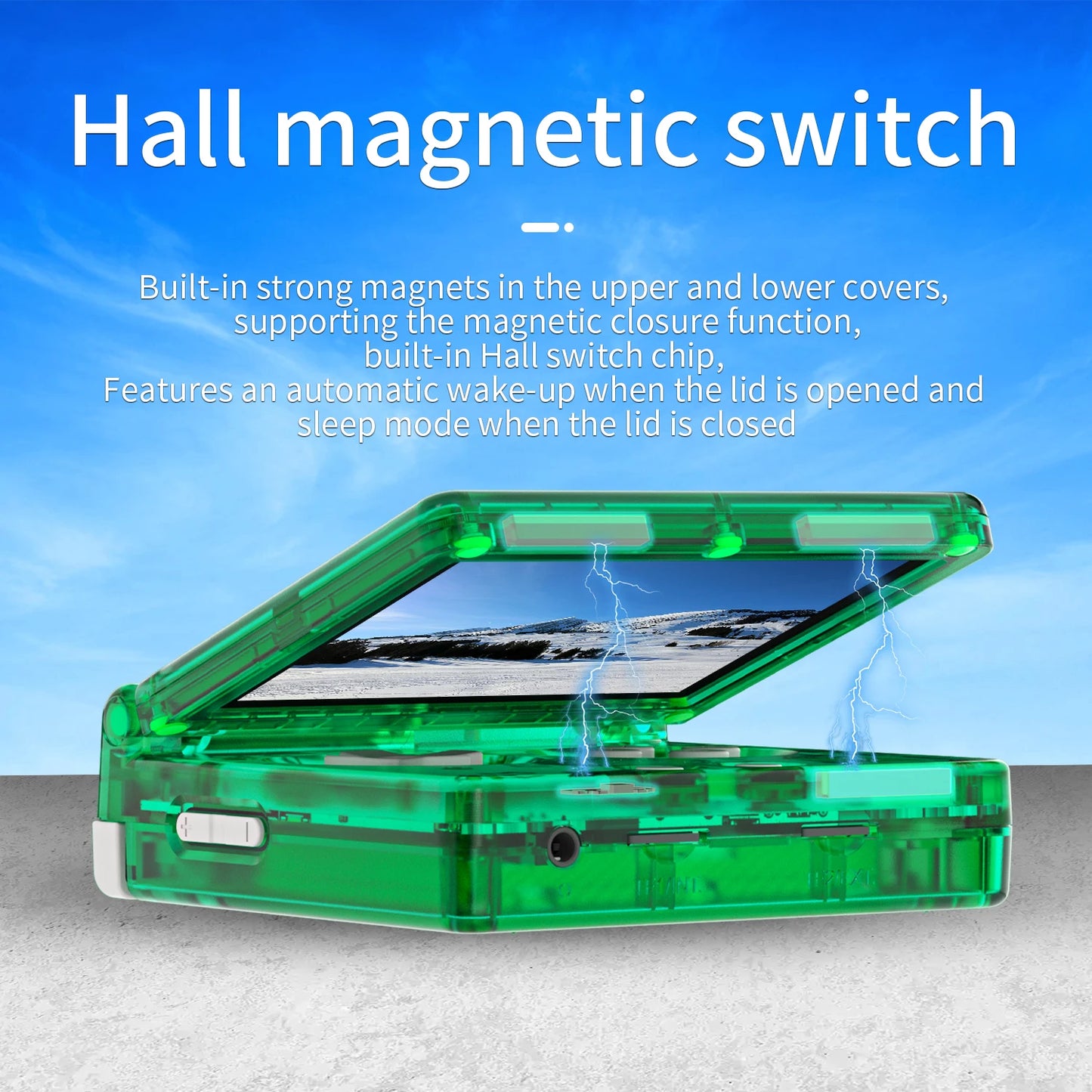 ANBERNIC RG35XXSP Flip Handheld Game Console – 3.5” IPS Display, 64GB, 64-Bit Linux, Online Play
