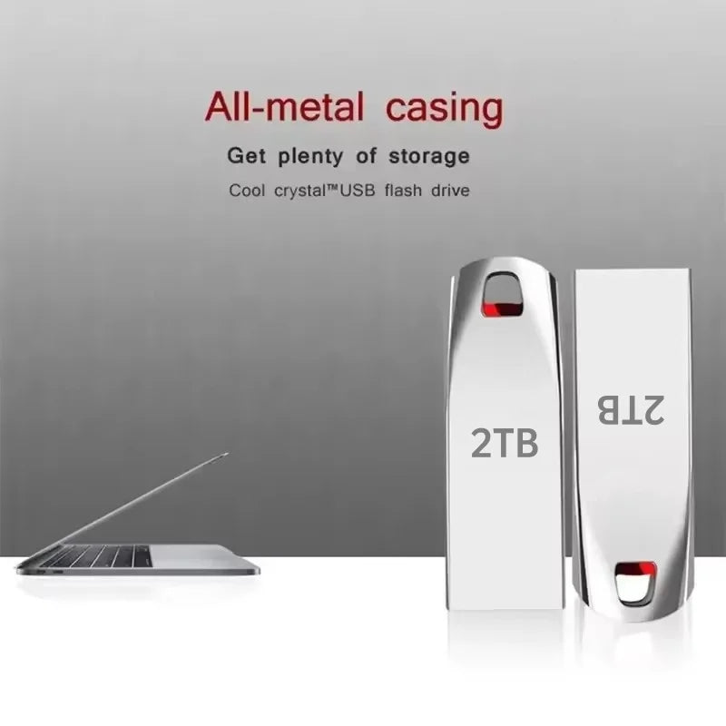 Xiaomi 2TB USB 3.0 Metal Flash Drive - High-Speed Pendrive, Available in 1TB, 512GB, 256GB, Waterproof USB Storage