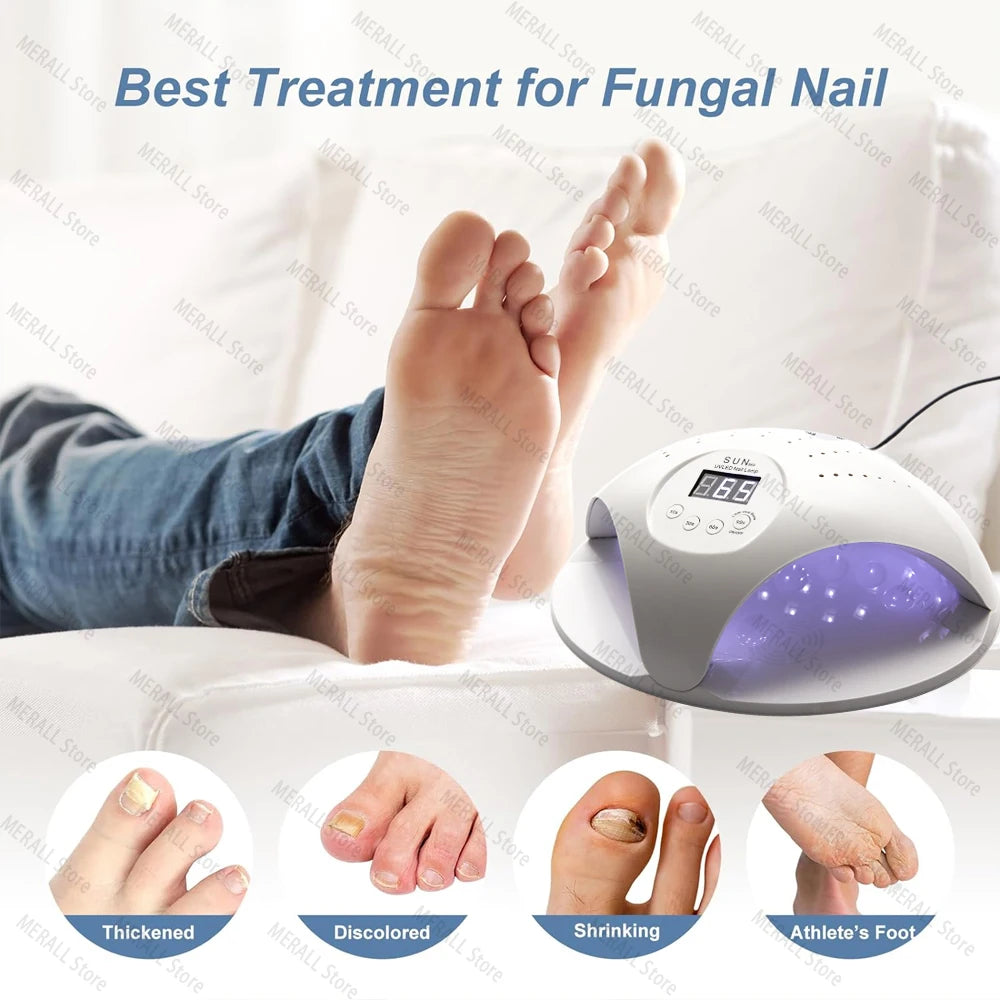 2-in-1 Fungal Nail Laser Device – Fast Repair for Toenail & Fingernail Fungus, Onychomycosis Treatment & Foot Care