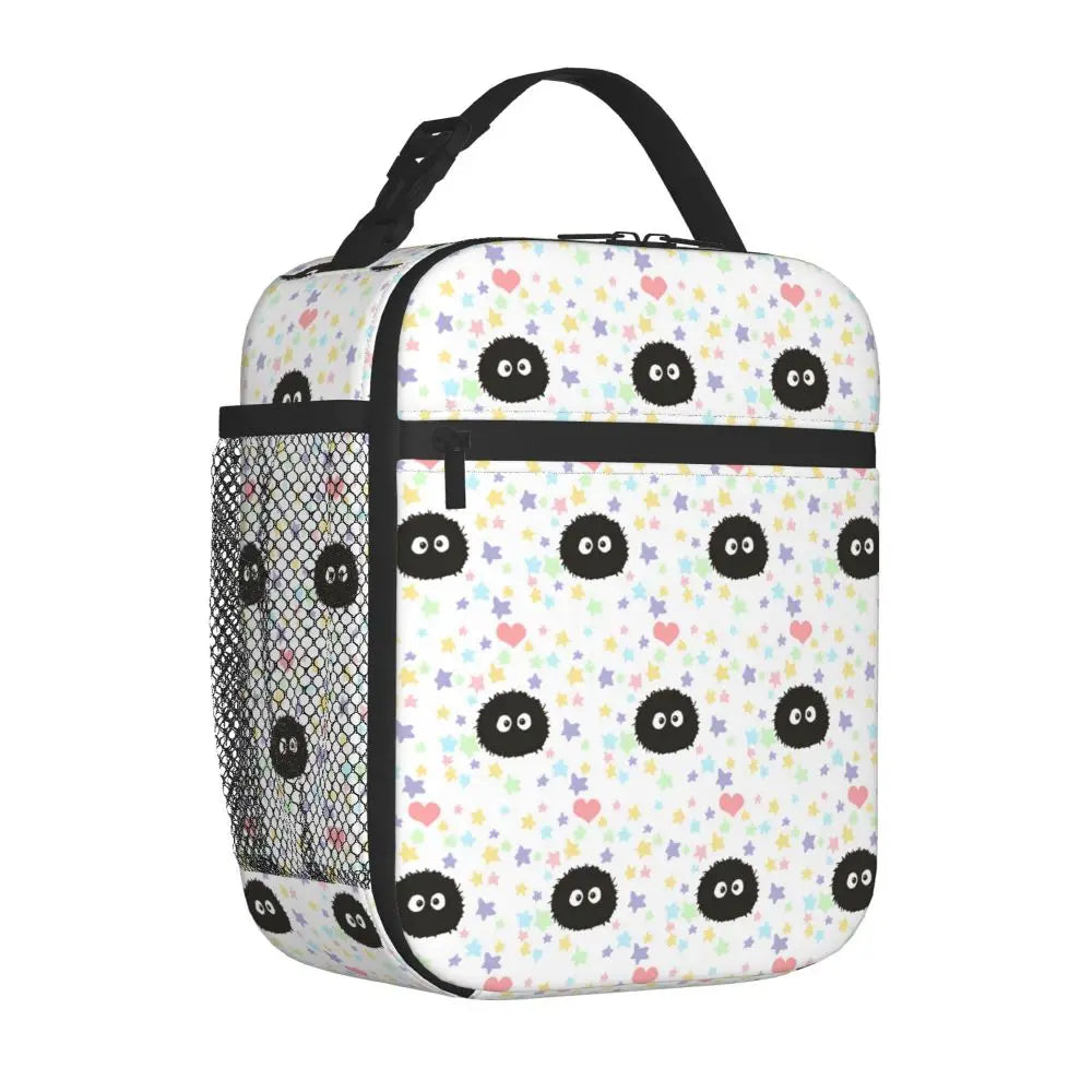 Totoro Miyazaki Anime Insulated Lunch Tote Bag – Portable Thermal Cooler for School & Office
