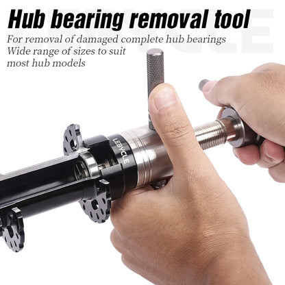 LEBYCLE Bike Hub Bearing Removal Tool — MTB & Road Bicycle Hub Tower Puller for Hub Repair