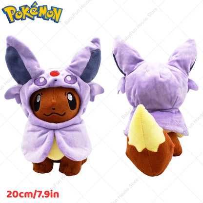 Pokemon Eevee Evolution Plush Toys - Kawaii Sylveon, Espeon, Umbreon & More Cute Character Dolls