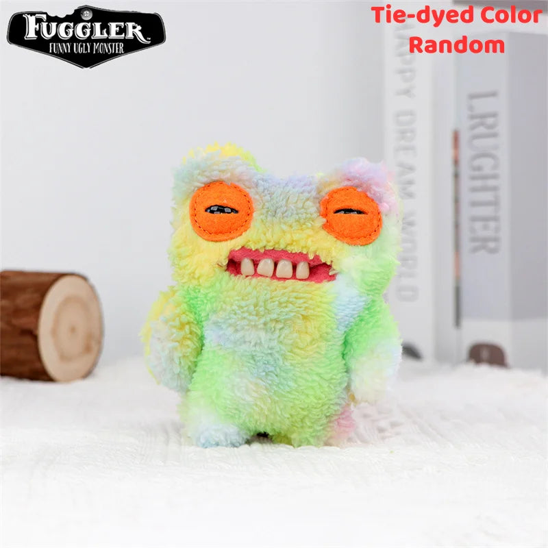 12cm FUGGLER Plush Keychain – Funny Ugly Teeth Monster & Wide-Eyed Rabbit Pendant Toy Gift