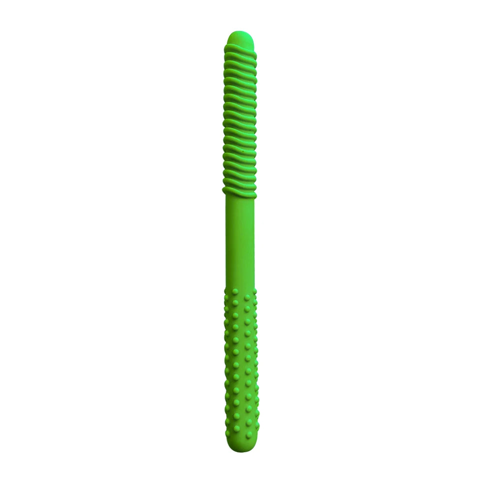 1/6pcs Baby Teething & Speech Therapy Chew Tubes – Hollow Molar Straw Oral Motor Training Teether Toys for Kids with Handle Grip