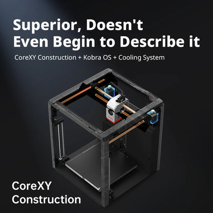 Anycubic Kobra S1 Combo Multi-Color 3D Printer – High Precision Core XY, Ultra-Quiet, Max Speed 600mm/s, Stable Structure