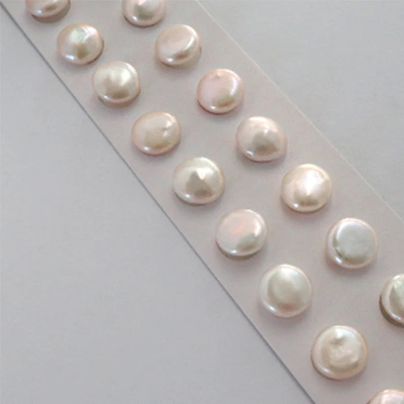 Women's Baroque Freshwater Pearl Stud Earrings with 925 Sterling Silver Posts
