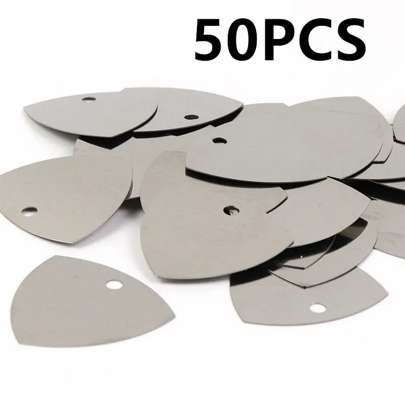 10/20/50PCS Metal Phone Opening Tools – Guitar Pick Pry Openers for iPhone, iPad, Tablet & PC Disassembly Repair Kit