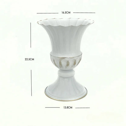 Retro Wrought Iron Flower Pots — Wedding, Dried Flower & Home Decoration Vases for Hotel & Event