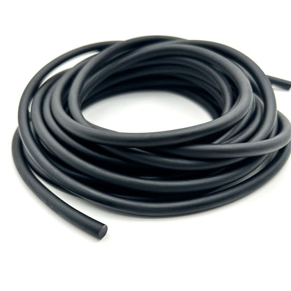 6mm Solid Black Natural Latex Strip - Heat-Resistant, Aging-Resistant & Shock-Absorbing Sealing Strip