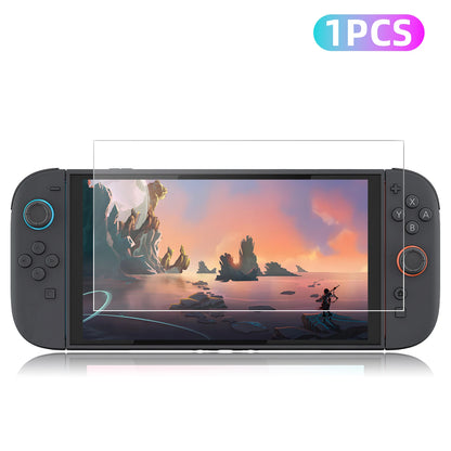 9H Tempered Glass Screen Protector for Nintendo Switch 2 – HD Clear Anti-Scratch Film