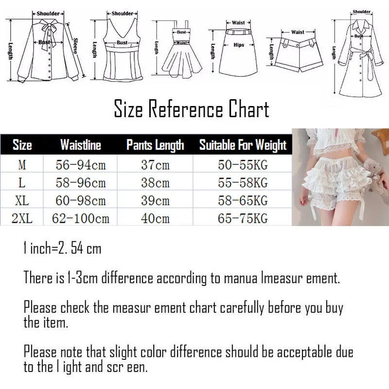 Vintage Style with a Twist: Black and White Pleated Pumpkin Cute Panties for Women - Bow Knot Lolita Safety Shorts, Victorian Bloomers