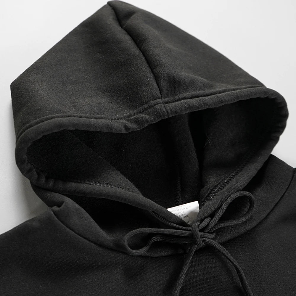 Men’s & Women’s Oversized Hoodies — Casual Fleece Pullover Sweatshirts Warm Spring Autumn Tops Black & Multi-Color