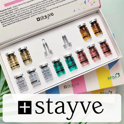 Korea Original Stayve BB Cream Glow Starter Kit – Niacinamide & Peptide Face Serum Essence for Skin Care