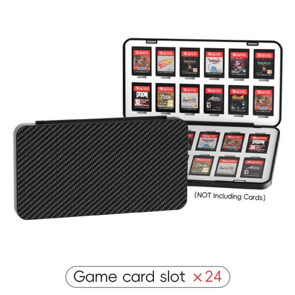DATA FROG 24-in-1 Game Card Case – Hard Shell Storage Box for Nintendo Switch/Lite/OLED Accessories