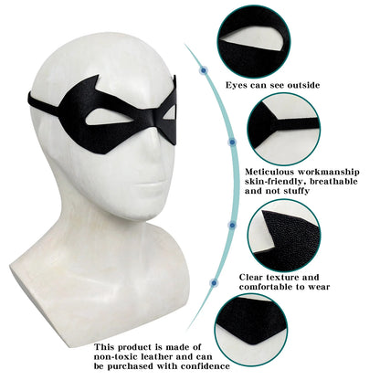 Bulex Nightwing Cosplay Costume – Adult Bat Superhero Outfit with Eye Mask for Halloween & Masquerade