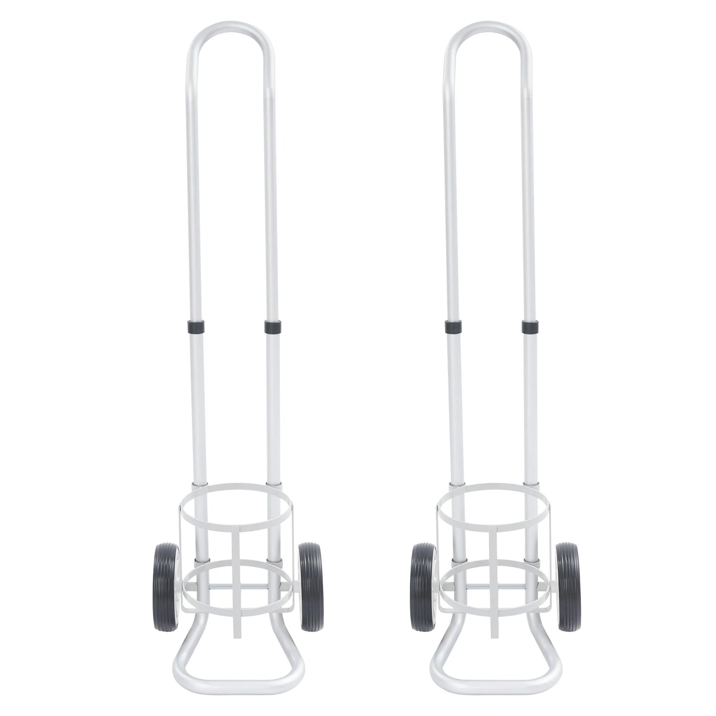 Oxygen Cylinder Cart Dolly with Adjustable Handle – Portable Oxygen Tank Trolley for Easy Transport