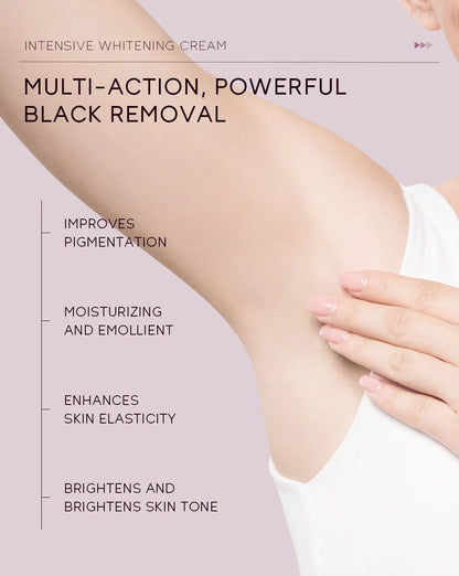 Whitening Cream for Dark Skin – Underarm, Armpit & Intimate Area Lightening Moisturizer, Korean Brightening Skincare for Women