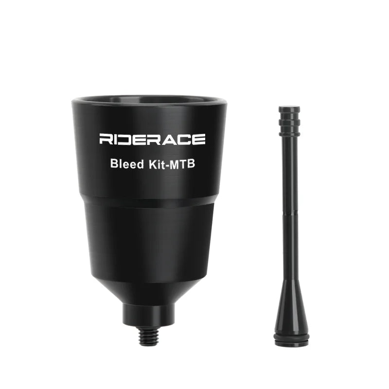 RIDERACE Bicycle Hydraulic Brake Bleed Kit – Oil Funnel & Adapter for Shimano MTB & Road Disc Brakes