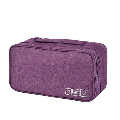 Waterproof Travel Lingerie Organizer Bag – Large Capacity Multifunctional Bra and Underwear Storage Wash Bag