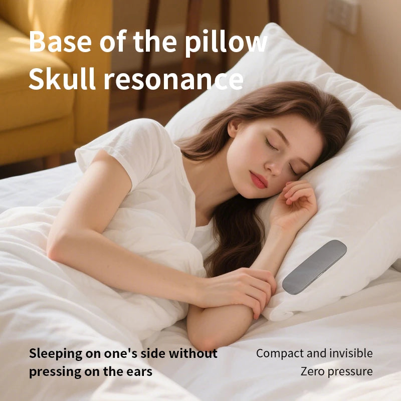 Bone Conduction Sleep Speaker - Bluetooth Under Pillow Speaker Sleep Aid Device for Relaxation & Rest 2026