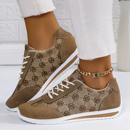 Women’s Thick-Soled Cross Round Head Fashion Shoes – Comfortable, Breathable, Wear-Resistant Casual Footwear (Zapatos De Mujer)