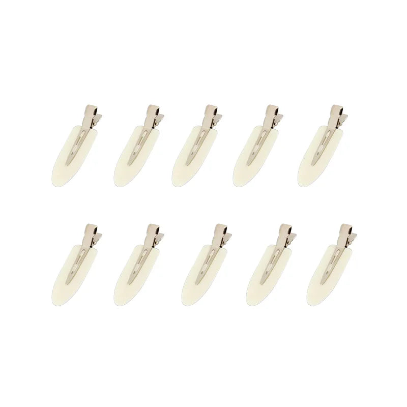 10PCS No Crease Hair Clips Set – Basic Hairpins for Women & Girls, No Bend, Styling & Makeup Accessories