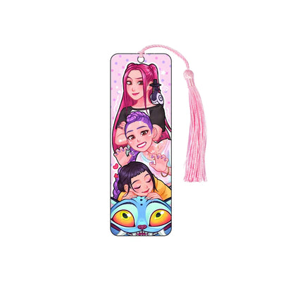 Kpop Demon Hunters Huntrix Cartoon Bookmarks – Cute Anime Stationery for Fans & Book Lovers