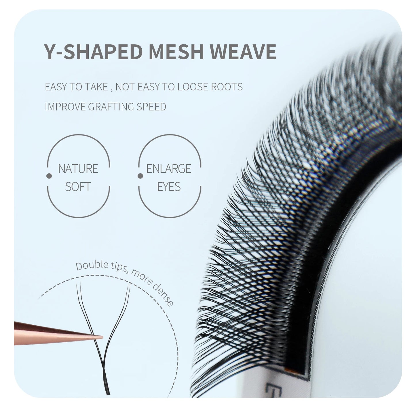 ANNAFRIS Premade Volume Lash Fans – YY 3D 4D 5D W-Shaped Automatic Flowering Mink Eyelash Extensions, Soft & Dense