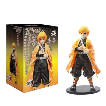 Anime Demon Slayer Kimetsu no Yaiba Figures – Kamado Tanjirou, Agatsuma Zenitsu & Nezuko PVC Action Models