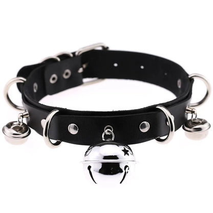 Harajuku Cosplay Rivet Star Punk Rock Gothic Collar — Sexy PU Leather Heart Cross Spike Choker Jewelry for Women