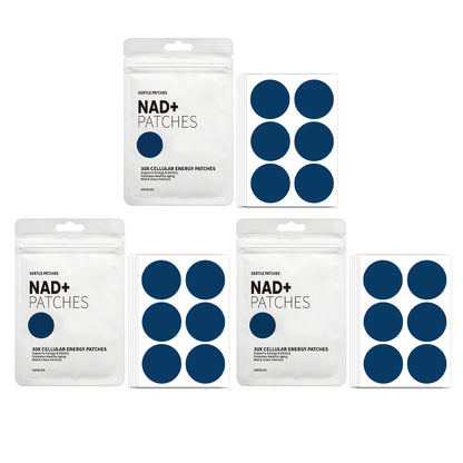 NAD+ Body Care Patches - Breathable, Skin-Friendly Daily Wellness Patches for Men & Women at Home, Work or Travel