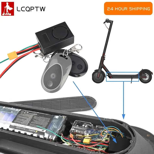 Anti-Theft Remote Alarm System for Xiaomi M365 & Ninebot Max G30/G30D – Electric Scooter Security Replacement Device