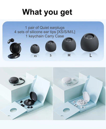 Super Soft Reusable Ear Plugs – Noise Reduction for Sleeping, Travel, Work & Concerts