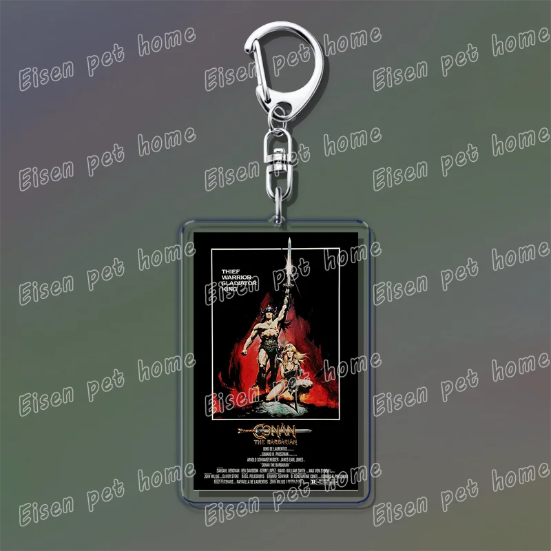 Classic Movie Keychains – Jaws, Fight Club, Avatar Pendant Key Rings for Bags & Fan Gifts