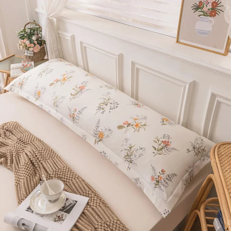 Skin-Friendly Couple Pillowcase – Cozy Polyester Hugging Pillow Cover, Large 120/150/180cm