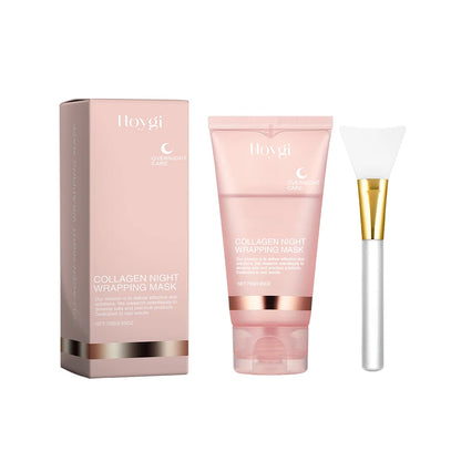75g Collagen Night Peel-Off Mask – Moisturizing, Brightening & Firming Facial Mask for Hydrating, Smoothing & Skin Rejuvenation