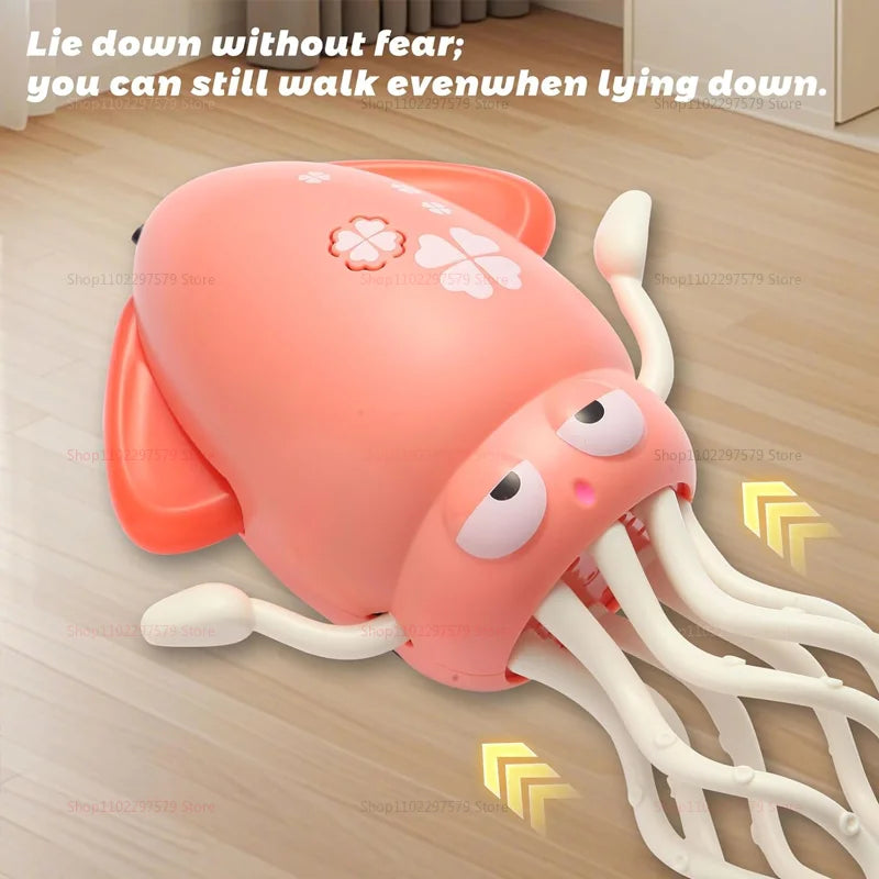 Magic Electric Dancing Octopus Toy – Interactive Light & Music Squid for Toddler Development, Kids Entertainment & Gifts