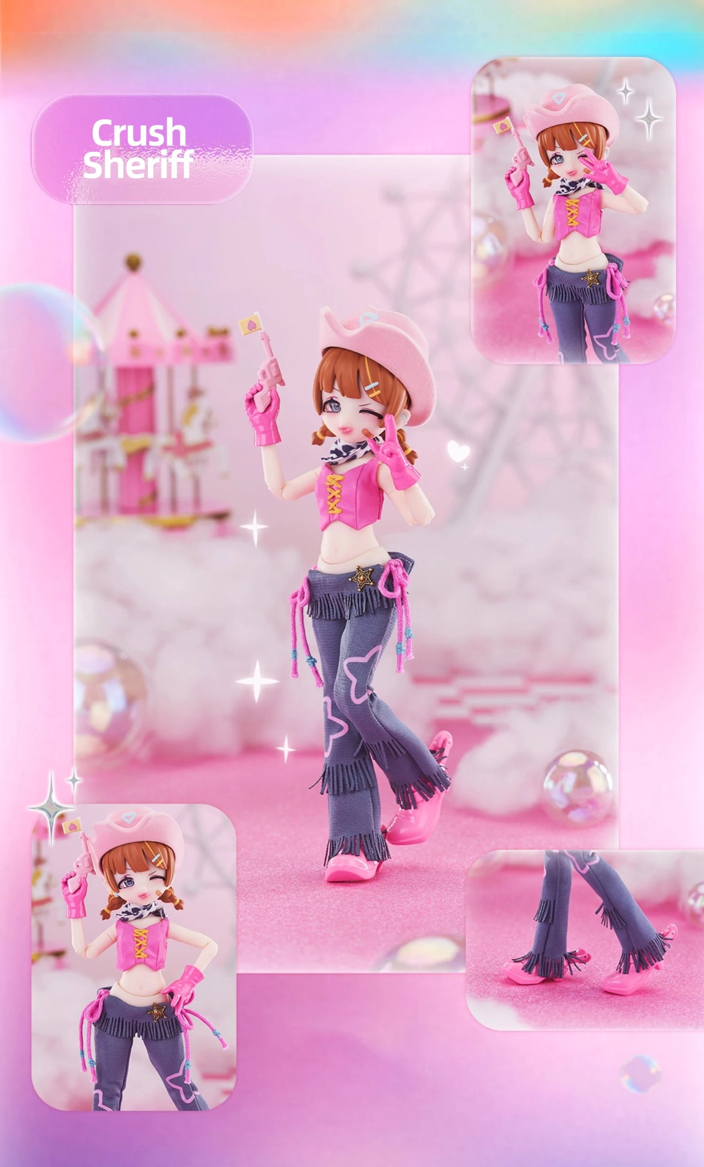 Eve Lynna Dream Park Series BJD Movable Doll – Kawaii Blind Box Anime Figurine, Trendy Surprise Toy Gift for Boys & Girls