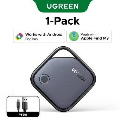UGREEN Smart Bluetooth Tracker Card - Apple Find My & Android Find Hub Compatible