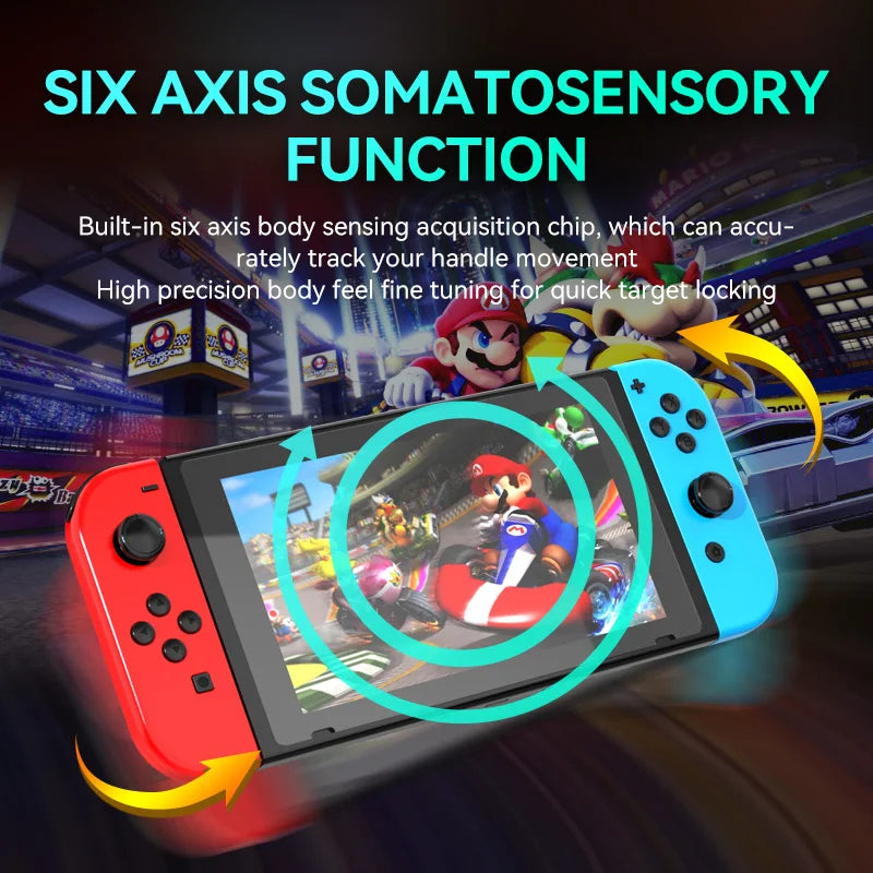 2025 New Bluetooth Joy-Con Gamepad for Switch — Wireless Controller with Turbo for Video Game Consoles
