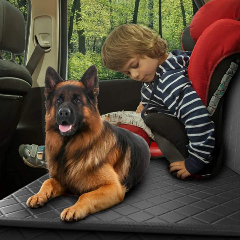 Waterproof Dog Car Seat Cover: Pet Travel Carrier Hammock - Rear Back Seat Protector Mat for Safety and Comfort