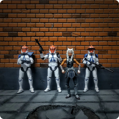 Star Wars 3.75" Clone Trooper Action Figure — 1/18 501st & 187th Legion REX ARF P1/P2 Toy Model