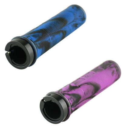 TPR Aluminum Alloy Lock-On Bicycle Handlebar Grips — Integrated Non-Slip MTB Cuffs for Bike Parts
