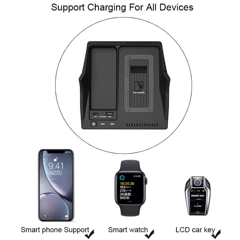 Honda Civic FE Wireless Charger - Fast Charging Pad for 2022–2025 11th Gen Models
