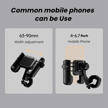 Ninebot Electric Scooter Phone Mount - Compatible with MAX G3, F2, F3, E3 & GT3 Pro Handlebar Phone Holder Bracket